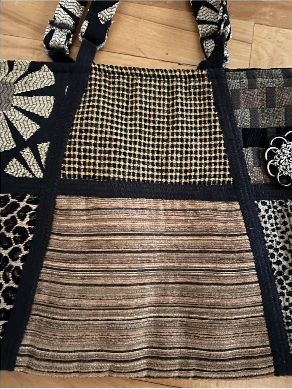 Patchwork Tote Bag - Picture 3 of 7